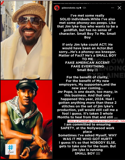 Jim Iyke is a bad actor